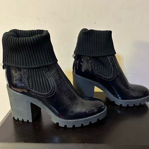 Barney’s New York fold over sock ankle boot size 37 (6.5)